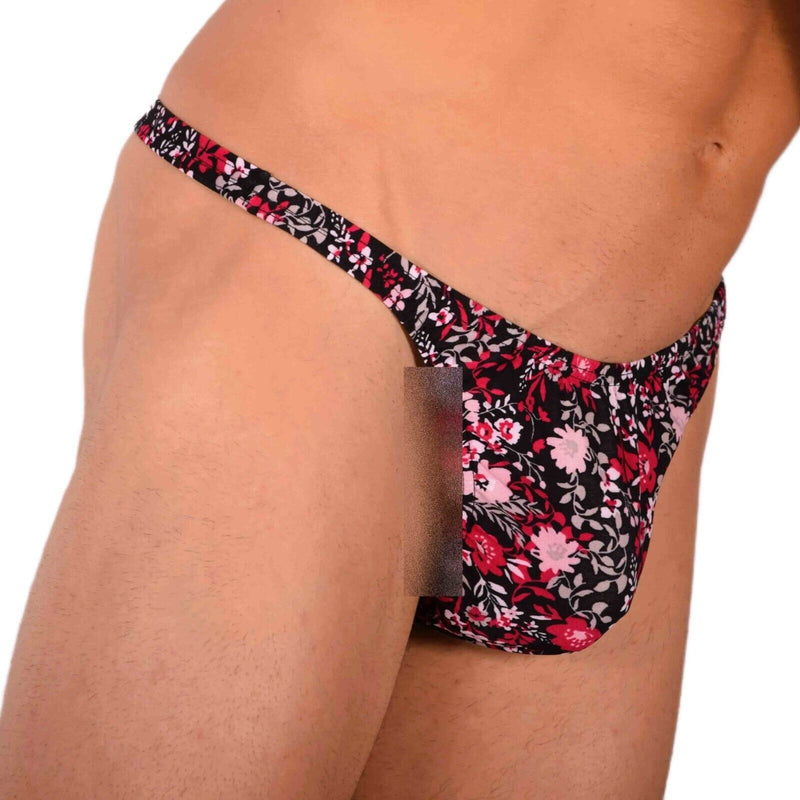 XS/S SMU Tanning Walking around Floral Thong MX19 340415