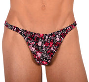 XS/S SMU Tanning Walking around Floral Thong MX19 340411