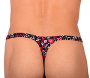 XS/S SMU Tanning Walking around Floral Thong MX19 340412