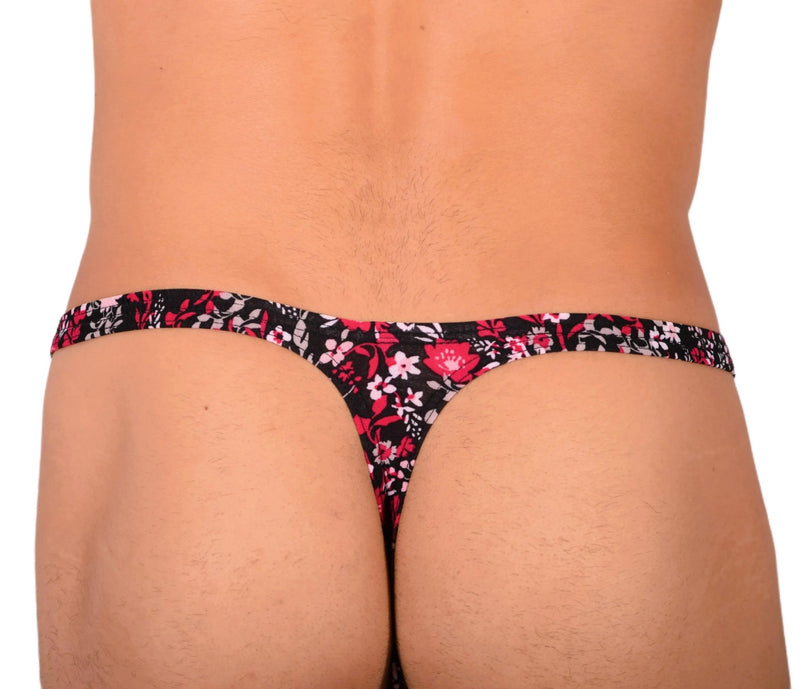 XS/S SMU Tanning Walking around Floral Thong MX19 340412