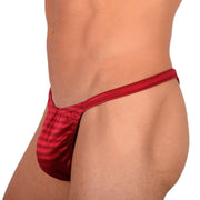 XS/S SMU Tanning Walking around Red Thong MX20 340552