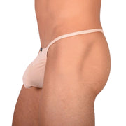 XS/S SMU Tanning Walking around sheer Beige Thong MX19 339752