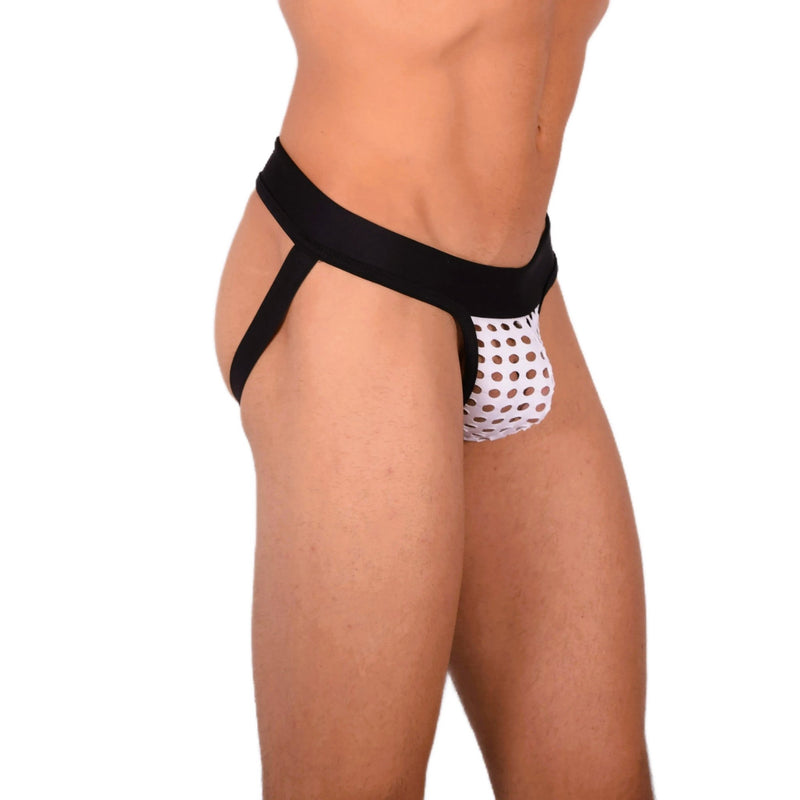 XS/S SMU Tanning Walking around White Jockstrap MX20 340621