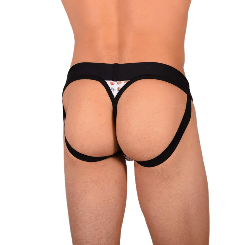 XS/S SMU Tanning Walking around White Jockstrap MX20 340627