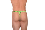 XS/S SMU Thong Lime Dots 34162 MX213