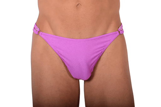 XS/S SMU Thong Rhinestones Purple 28'' 30'' Waist MX10 1005971
