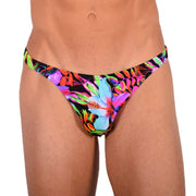 XS/S SMU Walking around Tanning Multicolor Thong MX19 340441