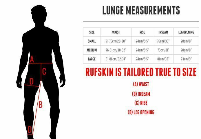 Medium RUFSKIN LUNGE Stretch Sports Tights Pemium Nylon Faux fly Navy 36