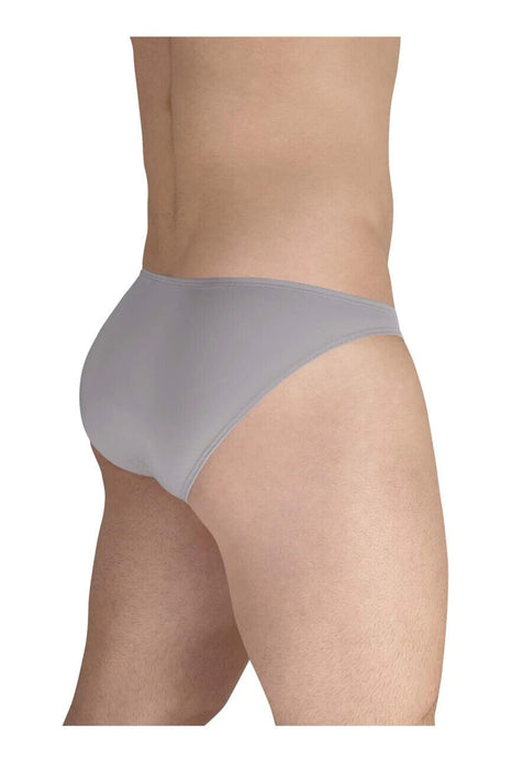 ERGOWEAR Bikini-Brief X4D Seamed Pouch Low Rise Briefs Silver Gray 1592 91