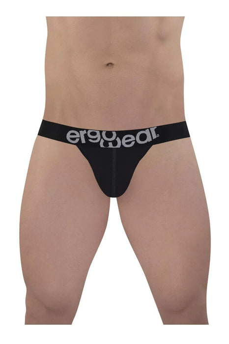 ErgoWear MAX Cotton Bikini Briefs Sporty Edge Low-Rise Brief Black 1483 95