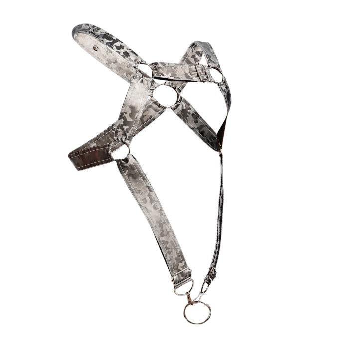MOB DNGEON Cross C-Ring Harness One Size Adjustable Straps DMBL07 Titanium-Camo