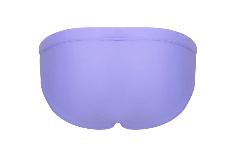 SUKREW Swim Briefs Torrent Rounded Contoured Pouch Lined Blueberry Milkshake 35