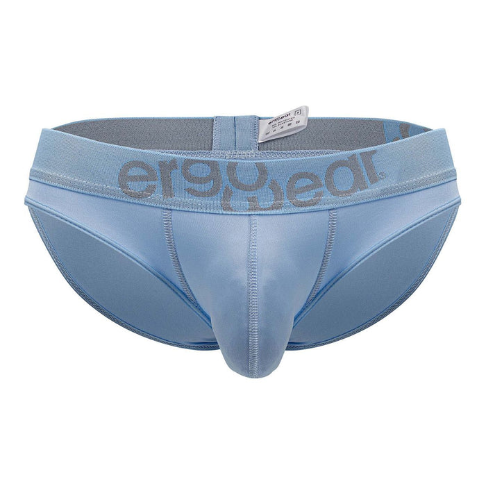 ErgoWear Bikini Brief HIP Low-Rise Stretchy Briefs Seamed Pouch Cool Blue 1503