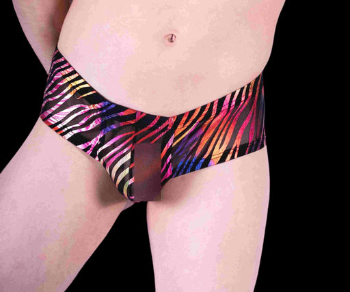 2XL DOREANSE Mens sheer mini Boxer Brief Rainbow Shorty 1587 8 - SexyMenUnderwear.com