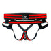 2XL- MASKULO Jockstrap Leather-Look Stretchy Youngero Y Fetish Jock Red JS110-10 4 - SexyMenUnderwear.com