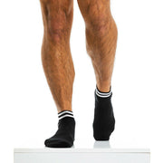 3 Pairs Of Modus Vivendi Sock Ankle Sock 3 Pairs Pack Men Socks Black XS2010 60A - SexyMenUnderwear.com