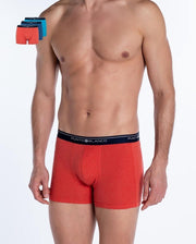 3-Small PUNTO BLANCO Basix Trio Pack Classic Cotton Boxers Assorted 786