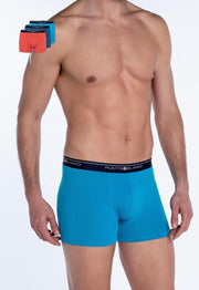 3-Small PUNTO BLANCO Basix Trio Pack Classic Cotton Boxers Assorted 786
