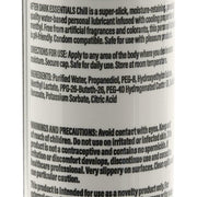 After Dark Essentials CalExotics Lubricant Water-Based Cooling Chill 2oz/60ml 4 - SexyMenUnderwear.com