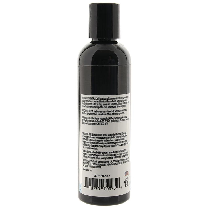 After Dark Essentials CalExotics Lubricant Water-Based Cooling Chill 4oz/120ml 4 - SexyMenUnderwear.com