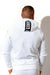 ALEXANDER COBB Cotton Jacket Hoodie With Zipper Super Soft White & Black 4 - SexyMenUnderwear.com