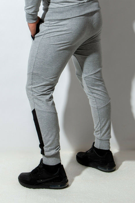ALEXANDER COBB Gym Pants Sportwear Athletic Cotton Legging Gray-Black 1 - SexyMenUnderwear.com