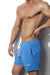 ALEXANDER COBB Long Short Athletic Work Out & Cycling Short Blue 6 - SexyMenUnderwear.com