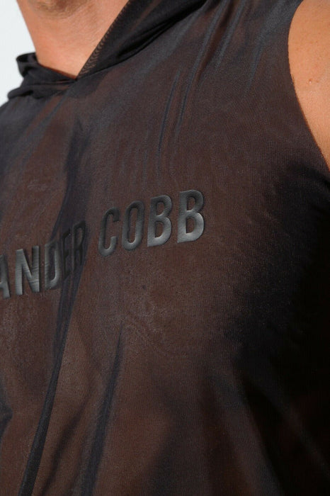 ALEXANDER COBB Mesh Tank Otter Lightweight Breathable Athletic Tanktop Black 3 - SexyMenUnderwear.com