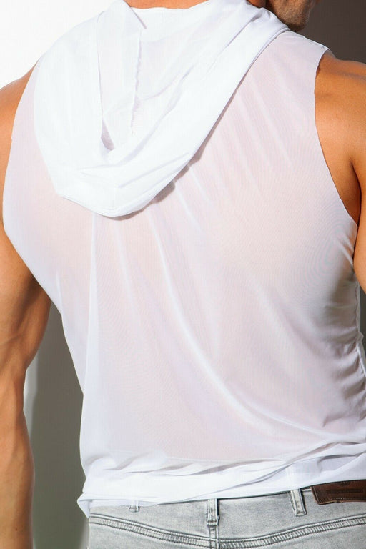 ALEXANDER COBB Mesh Tanktop Nyala Lightweight Breathable Mesh Athletic White 3 - SexyMenUnderwear.com