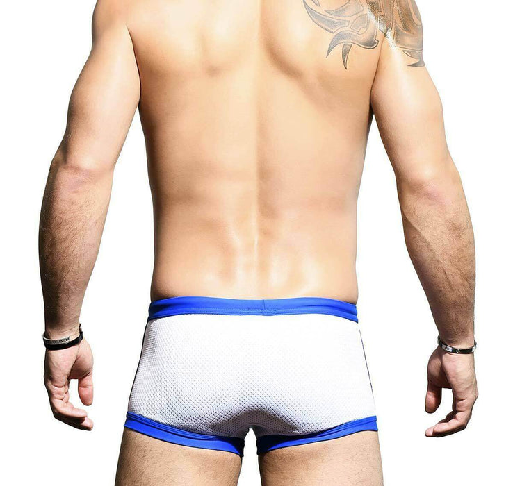 Andrew Christian Andrew Christian Boxer Swimwear Prise Mesh Trunk Bikini Swim White 7690 15
