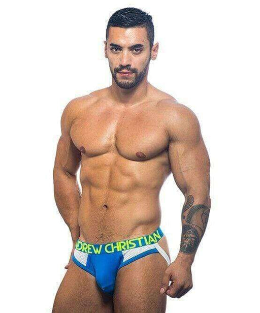 Andrew Christian Andrew Christian Jocks Trophy Boy Active Jockstrap Mesh Electric 90917 10