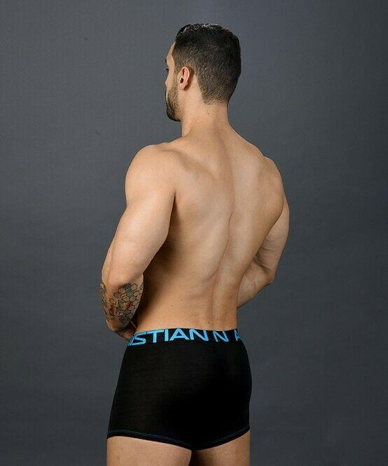 Andrew Christian Boxer Almost Naked Premium Boxer Homme Black 91179 3 - SexyMenUnderwear.com