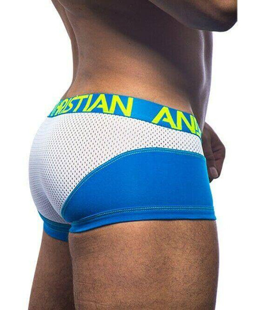 Andrew Christian Boxer Homme Trophy Boy Active Neon Mesh Boxers Blue 90916 19 - SexyMenUnderwear.com