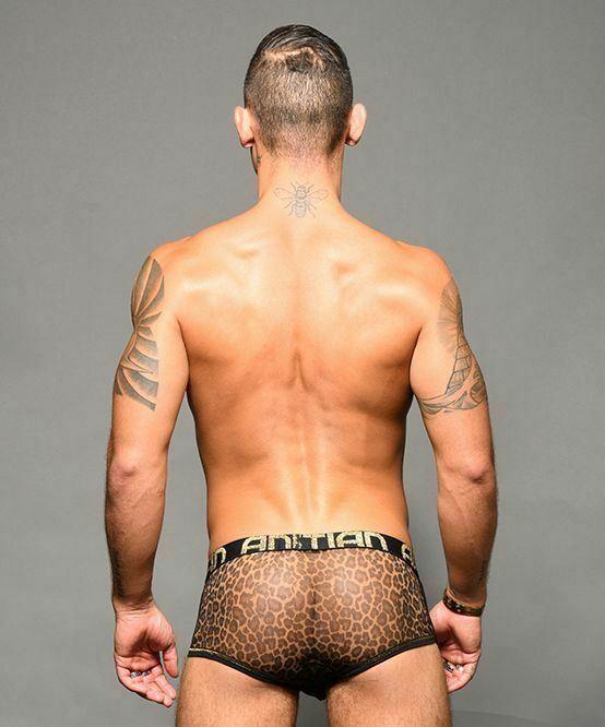 Andrew Christian Boxer Sheer Leopard Edition See-throught Boxer 91812 50 - SexyMenUnderwear.com