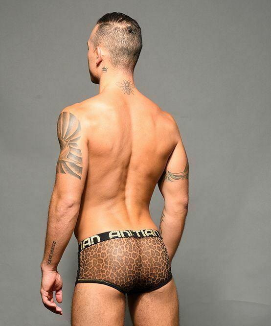 Andrew Christian Boxer Sheer Leopard Edition See-throught Boxer 91812 50 - SexyMenUnderwear.com
