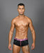 Andrew Christian Boxer Show-It Retro Electric Pink Pop Boxers Black 91537 43 - SexyMenUnderwear.com