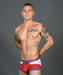Andrew Christian Boxer Trophy Boy Active Boxers White Mesh Red 90916 19 - SexyMenUnderwear.com