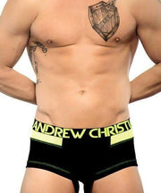 Andrew Christian Boxer Trophy Boy Active Neon Mesh Men Boxers Black 90916 19 - SexyMenUnderwear.com