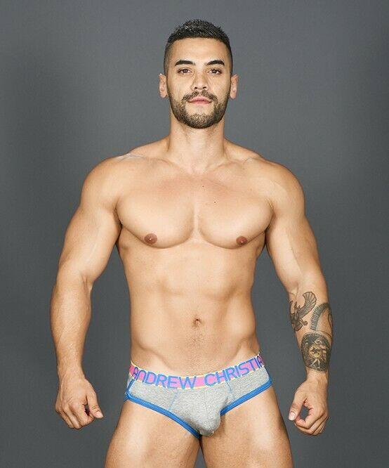 Andrew Christian Brief CoolFlex Briefs Show-it Grey Slip 90937 16 - SexyMenUnderwear.com