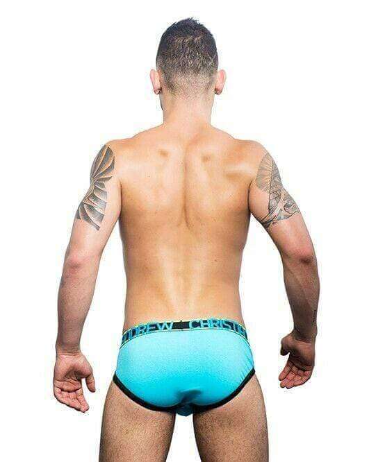 Andrew Christian Brief CoolFlex Briefs Slip Show-it Aqua 90937 16 - SexyMenUnderwear.com