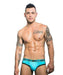 Andrew Christian Brief CoolFlex Briefs Slip Show-it Aqua 90937 16 - SexyMenUnderwear.com