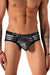 Andrew Christian Brief Massive Glams Sous-Vetement Slip Black Stripe 90973 9 - SexyMenUnderwear.com