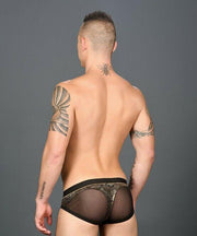 Andrew Christian Brief Massive Python Briefs Golden Snake Skin 91093 16 - SexyMenUnderwear.com