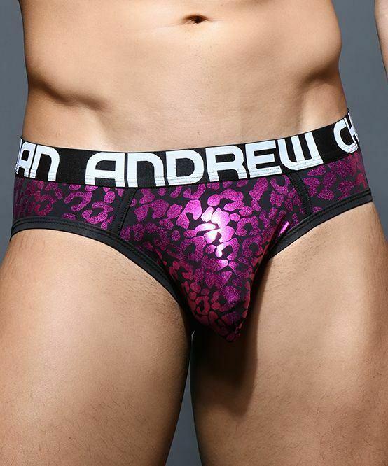 Andrew Christian Brief Posh Leopard Fashion Briefs 92146 37 - SexyMenUnderwear.com