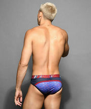 Andrew Christian Brief Vibe Sport Mesh Briefs Navy 92322 52 - SexyMenUnderwear.com