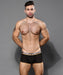 ANDREW CHRISTIAN Flames Mesh Boxer Lightweight 4-Way Stretch 92684 44 - SexyMenUnderwear.com