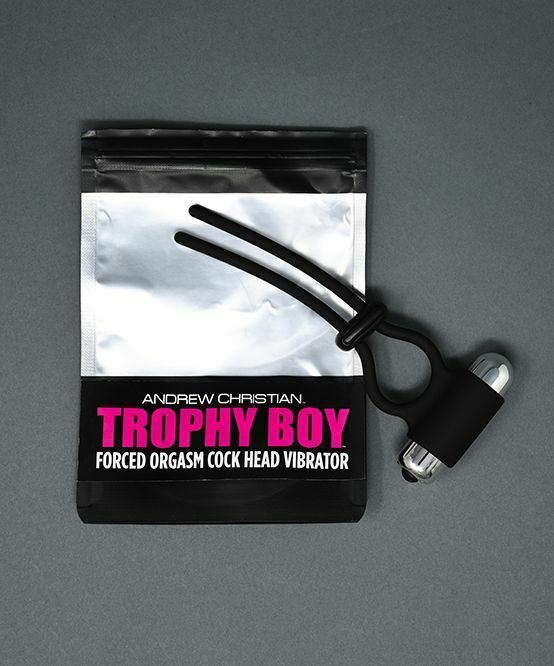 Andrew Christian Forced Orgasm C-Head Vibrator Trophy Boy C-Ring 8535-43 - SexyMenUnderwear.com