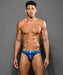 Andrew Christian Happy Thong Soft Natural Cotton Navy 92745 - SexyMenUnderwear.com