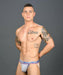 Andrew Christian Jocks Almost Naked Cotton Sporty Mens Jockstrap Gray 91089 28 - SexyMenUnderwear.com
