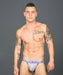 Andrew Christian Jocks Almost Naked Cotton Sporty Mens Jockstrap Gray 91089 28 - SexyMenUnderwear.com